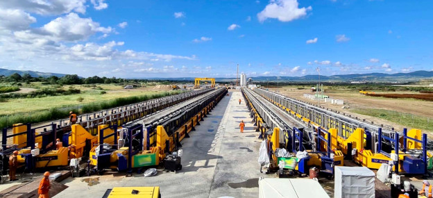 Moldtech instala en Rumanía una mega planta móvil para la construcción de carretera y puentes.